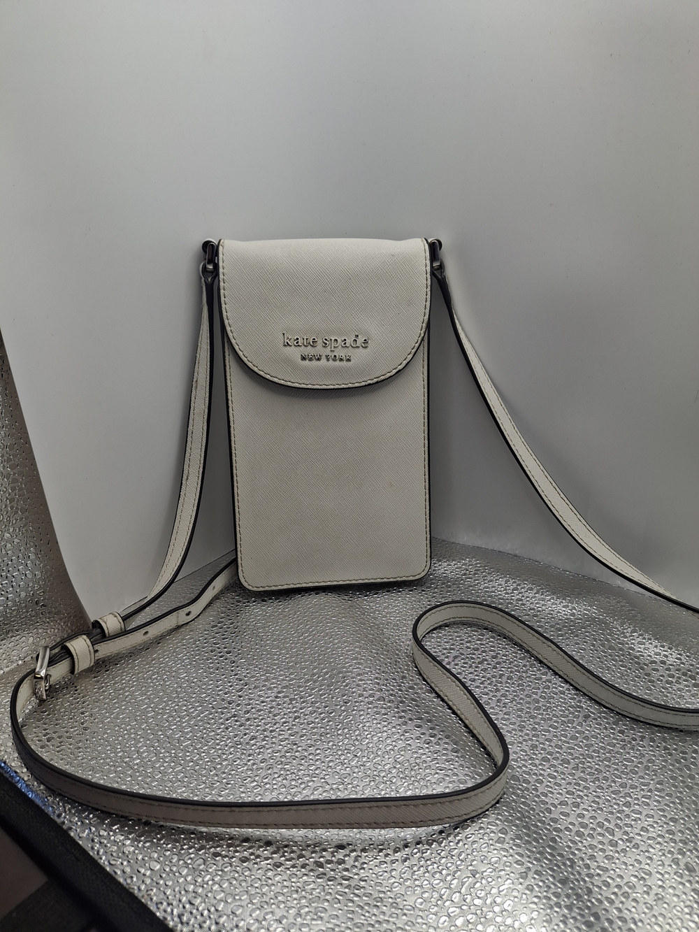 Kate Spade White Crossbody Phone Bag